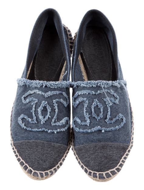 chanel shoes espadrilles replica|chanel shoes denim espadrilles.